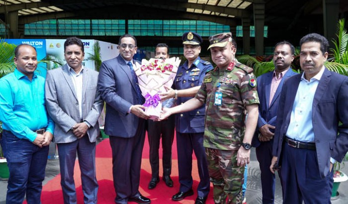 ওয়ালটন হেডকোয়ার্টার্স পরিদর্শনে ১৭ দেশের মিলিটারি ডেলিগেটস